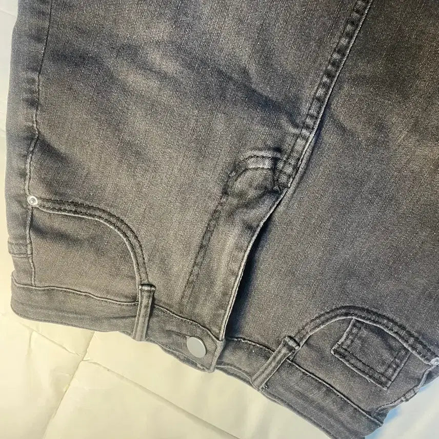 [BUNJANG] Black Denim Skirt / 흑청 데님 스커트