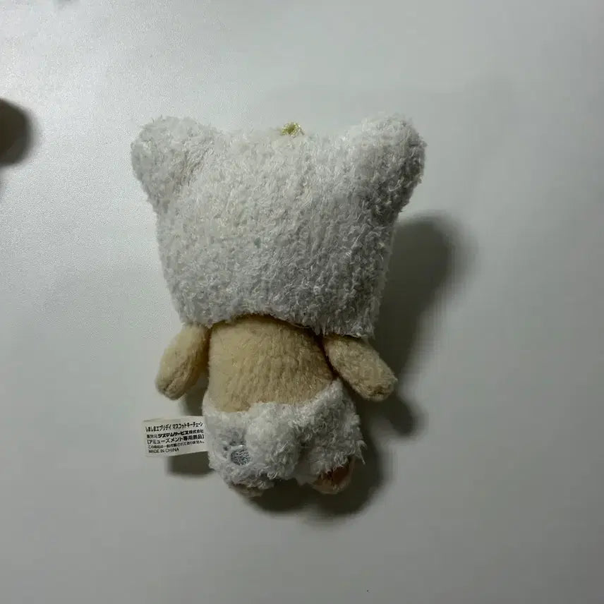 [BUNJANG] Rilakkuma Sheep Hat Rilakkuma Keychain White / 리락쿠마 키링 곰키링 흰곰 양머리 키링 화이트