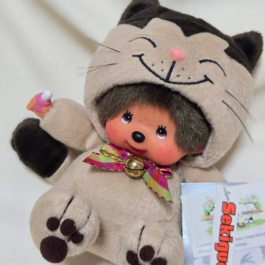 [BUNJANG] Monchhichi Jacob Neko Cat / 몬치치 제이콥 네코 고양이