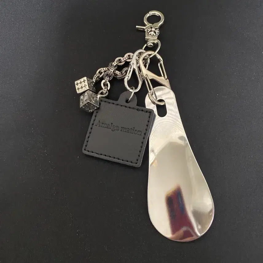 [BUNJANG] Metal Shoehorn Keychain / 메탈 슈혼 키링