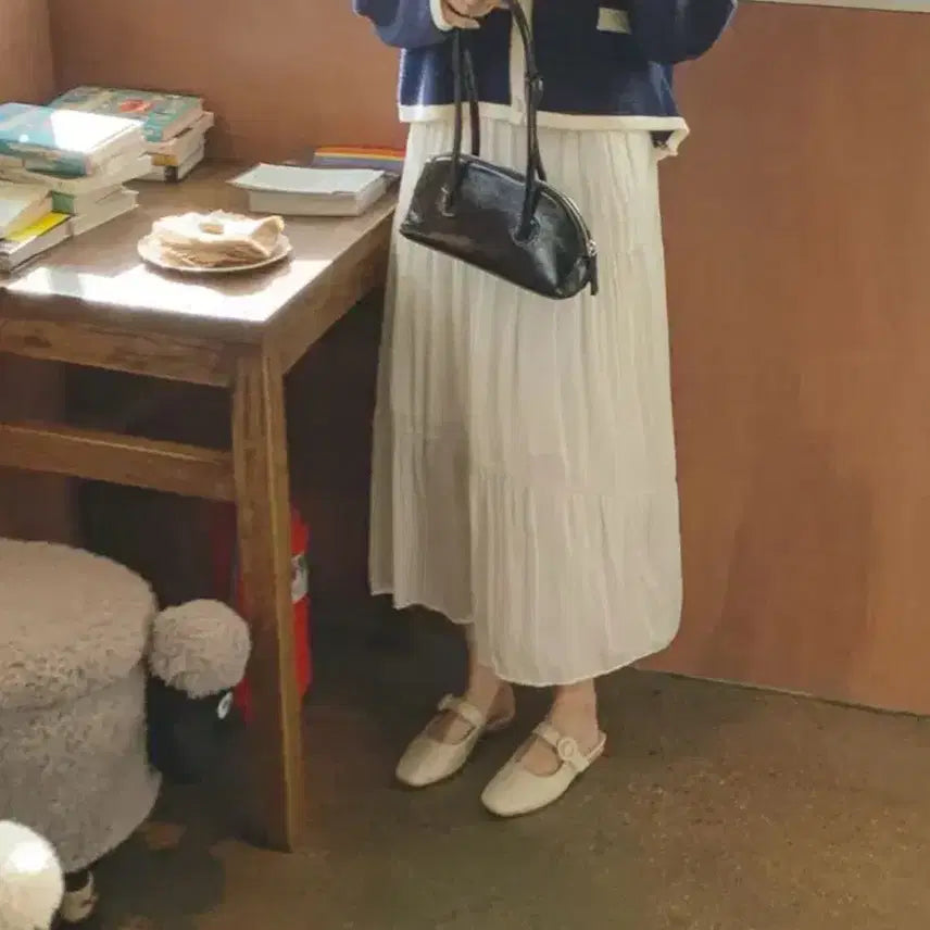 [BUNJANG] Buckle Point Mules (Ivory, 235mm) / 버클 포인트 뮬 (아이보리/235)
