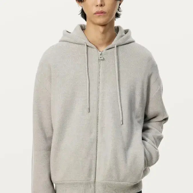 [BUNJANG] Solid Homme Oversized Hooded Zip-Up 110 / 솔리드옴므 후드 집업 오버핏 새상품 110