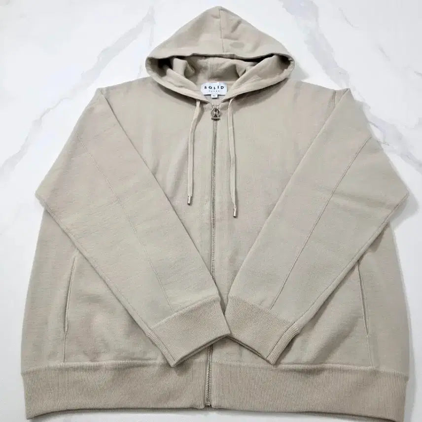 [BUNJANG] Solid Homme Oversized Hooded Zip-Up 110 / 솔리드옴므 후드 집업 오버핏 새상품 110