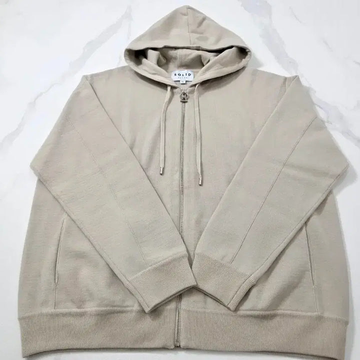 [BUNJANG] Solid Homme Oversized Hooded Zip-Up 110 / 솔리드옴므 후드 집업 오버핏 새상품 110