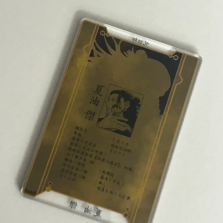 [BUNJANG] Jujutsu Kaisen Geto Suguru Acrylic Card / 주술회전 게토 스구루 스테이터스 아크릴카드