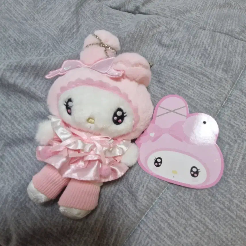 [BUNJANG] My Melody Idol Twin Merokuro Plush Doll / 마이멜로디 아이돌 트윈 메로쿠로 인형
