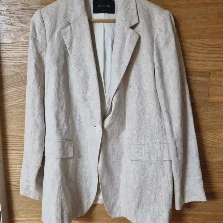 [SOLD OUT] 마시모두띠 린넨 베이지 자켓