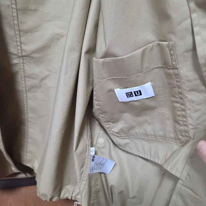 [BUNJANG] Uniqlo U Lemaire Oversized Utility Jacket (Beige) - M / 유니클로U 르메르 오버사이즈 유틸리티 자켓 m 남여공용