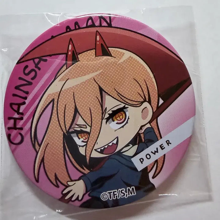 [BUNJANG] Chainsaw Man Power Can Badge / 체인소맨 파워 캔뱃지