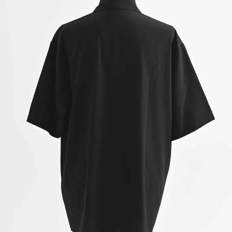 [BUNJANG] TRAVAS TOKYO Layered Tie Short Sleeve Shirt / TRAVAS TOKYO 트라바스 도쿄 넥타이 레이어드 반팔 셔츠