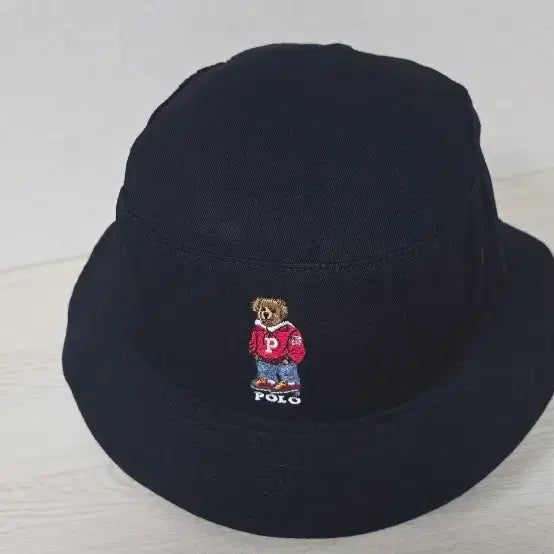 [BUNJANG] Polo Ralph Lauren Black Bear Bucket Hat / 폴로 블랙 베어 버킷햇 머리둘레 57cm
