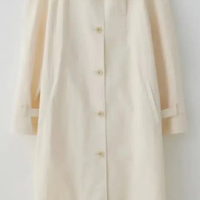 [BUNJANG] Tanat Volume Trench Coat Ivory / 타낫 볼륨 트렌치코트 아이보리(새상품)