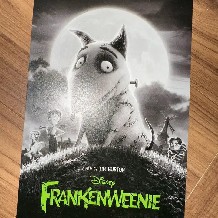 [BUNJANG] Tim Burton Frankenweenie Movie Poster Postcard / 팀버튼 전시회 MD 프랑켄위니 영화 포스터 엽서
