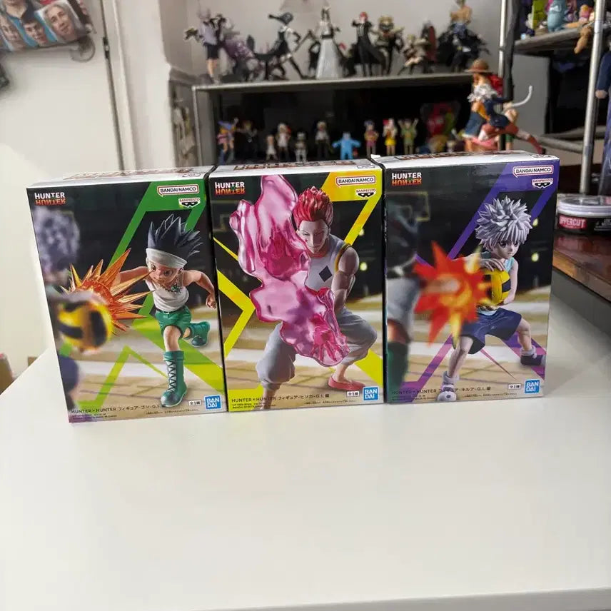 [BUNJANG] Hunter x Hunter Banpresto Figure 3-Piece Set (Sealed) / 미개봉) 헌터x헌터 반프레스토 피규어 3종 세트 미개봉