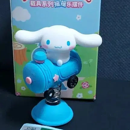 [BUNJANG] Sanrio Cinnamoroll Spring Riding Car Ornament / 산리오정품 스프링라이딩자동차장식품