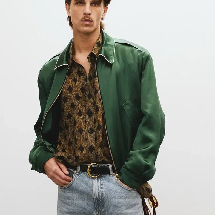 [BUNJANG] RECTO 25SS Fluid Ben Jumper Jacket Vintage Green / 렉토 RECTO 희귀템 25SS 플루이드 벤 점퍼 정가 568,000원