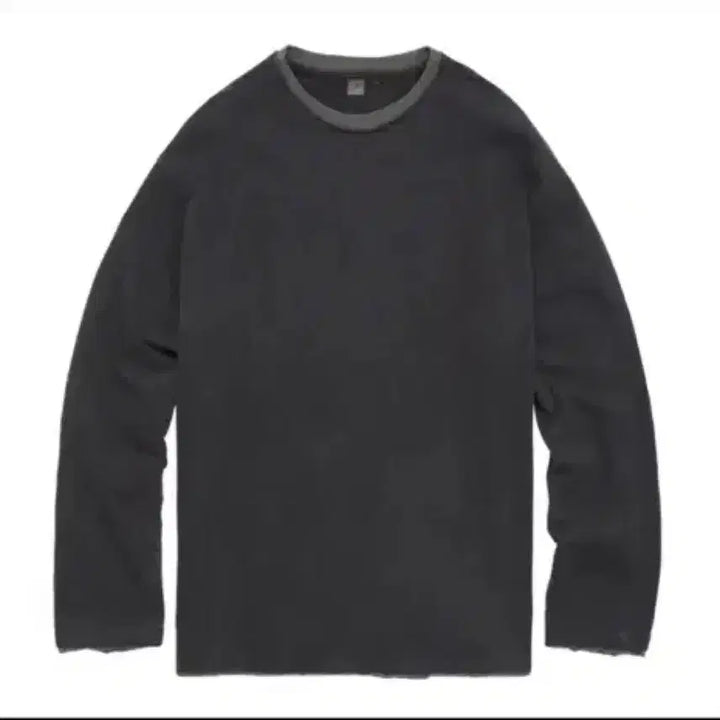 [BUNJANG] Politeur Layered Long Sleeve Deep Charcoal Sage / [4] 폴리테루 레이어드 롱슬리브 딥 차콜 세이지