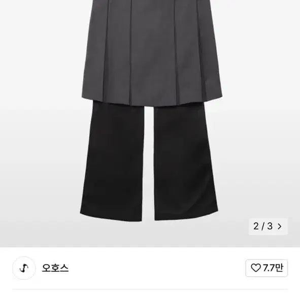 [BUNJANG] OHOS Jersey Skort Pants / 오호스 저지 스커트팬츠
