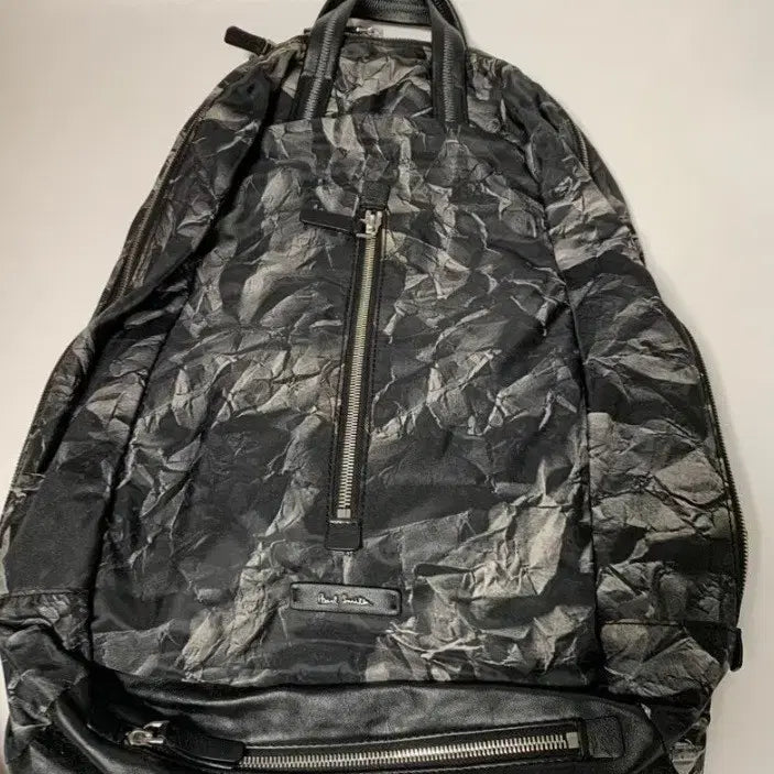 [BUNJANG] Paul Smith Black Textured Backpack / 폴스미스 블랙 텍스쳐 백팩