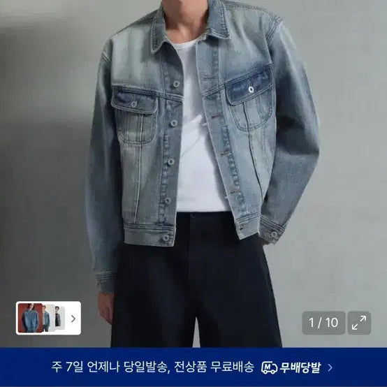 [BUNJANG] 무신사 스탠다드 프레리 데님 트러커 자켓 2xl / 무신사 스탠다드 프레리 데님 트러커 자켓 2xl
