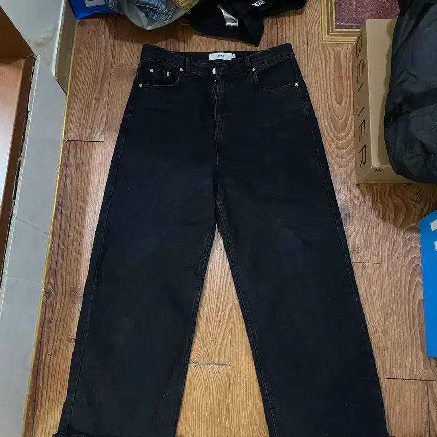 [BUNJANG] Leare Everyday Wide Denim XL Jeans / 르아르 에브리데이 와이드데님 XL 사이즈