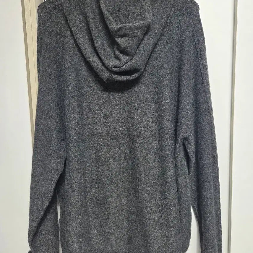 [BUNJANG] Gray Knit Hoodie / 회색 니트 후드티