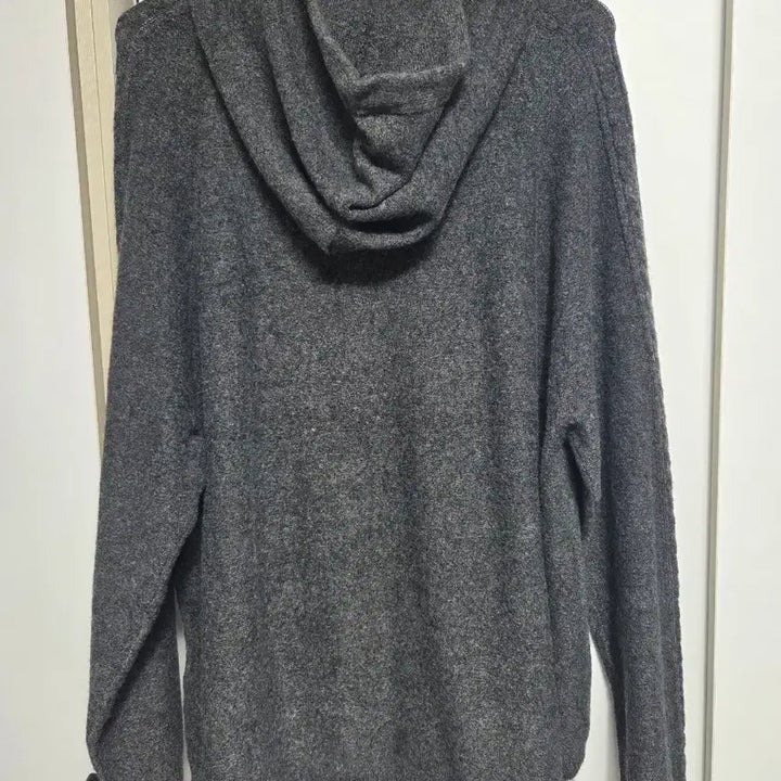 [BUNJANG] Gray Knit Hoodie / 회색 니트 후드티