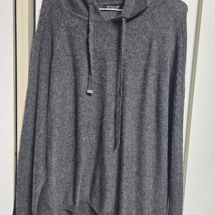 [BUNJANG] Gray Knit Hoodie / 회색 니트 후드티