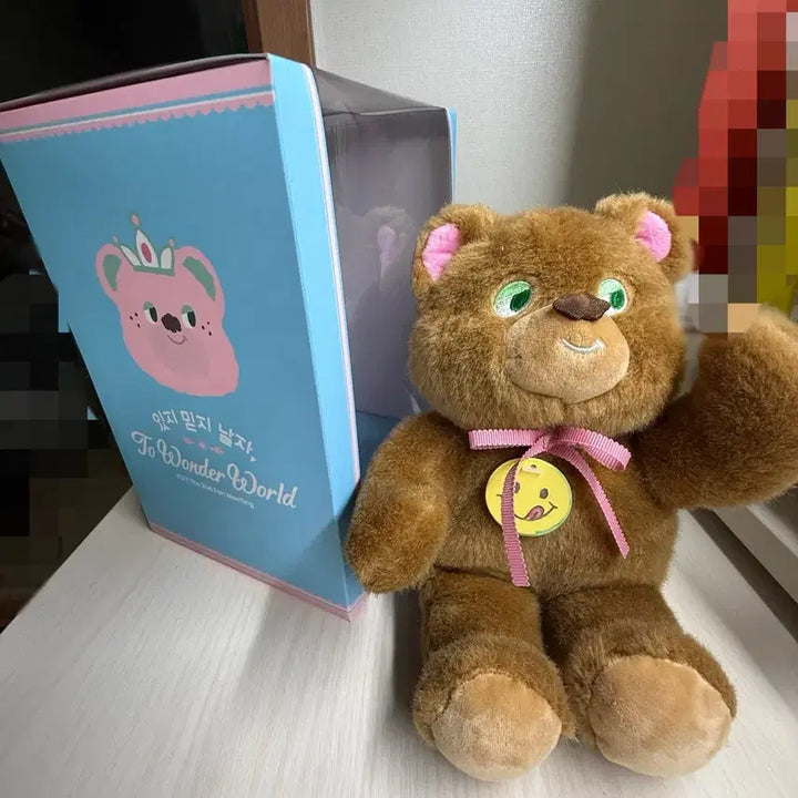 [BUNJANG] ITZY 2023 Fanmeeting Nodded Bear Doll / 있지 2023 팬미팅 역조공 노티드 인형 곰인형