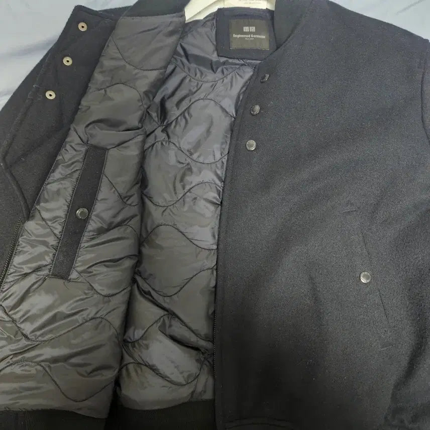 [BUNJANG] Uniqlo Engineered Garments Bomber Jacket (Navy) XL / [택포]유니클로 엔지니어드 가먼츠 봄버 자켓 네이비XL