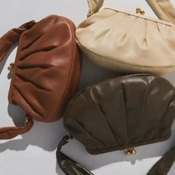 [BUNJANG] Auro Pumpkin Shoulder Bag Tote Crossbody Bag / 아우로 카키색 펌킨 숄더백,토트백,크로스백