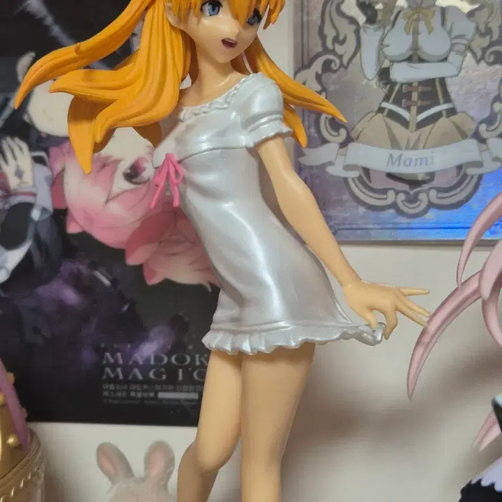 [BUNJANG] Evangelion Asuka Langley Pajamas Pearl Figure / 에반게리온 고전 소류 아스카 랑그레이 잠옷 펄 피규어