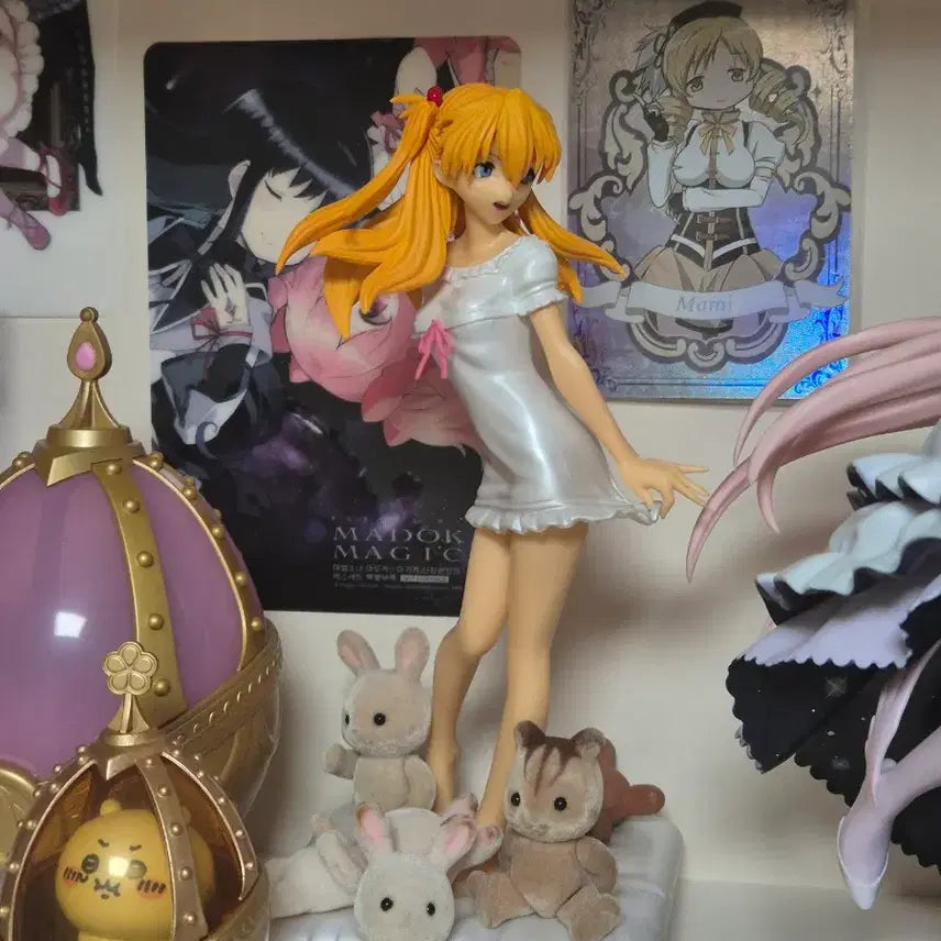 [BUNJANG] Evangelion Asuka Langley Pajamas Pearl Figure / 에반게리온 고전 소류 아스카 랑그레이 잠옷 펄 피규어