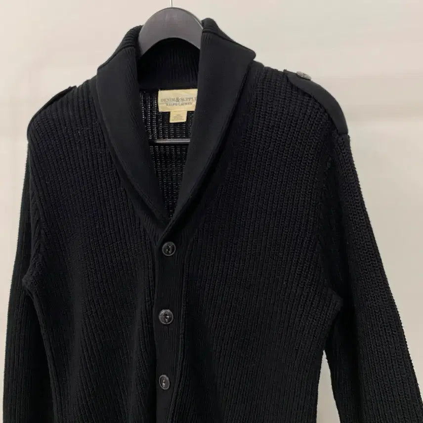 [SOLD OUT] <L> 데님앤서플라이 랄프로렌 숄카라 견장 포켓 가디건