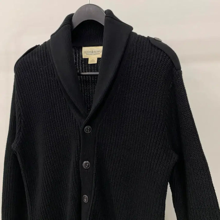 [SOLD OUT] <L> 데님앤서플라이 랄프로렌 숄카라 견장 포켓 가디건