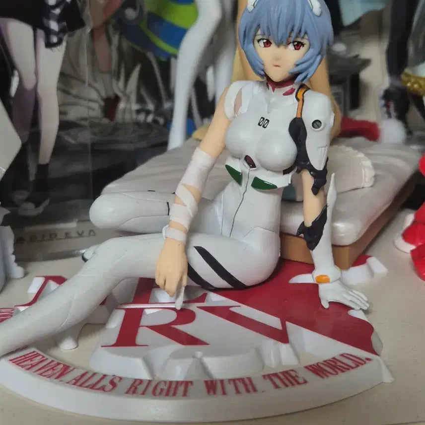[BUNJANG] Evangelion Flashersmile Noodle Stopper Ayanami Rei Figure / 에반게리온 플래시어스마일 누들스토퍼 아야나미 레이 피규어
