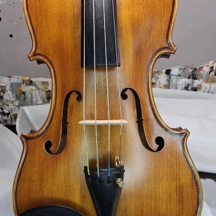 [BUNJANG] Handmade 4/4 Violin (Unused Components) - Natural Wood / 수제 4/4 바이올린 (구성품 미사용)
