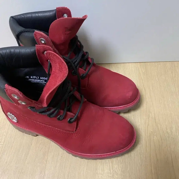 [BUNJANG] Timberland Walker Boots Red 8W / 팀버랜드 워커 8w