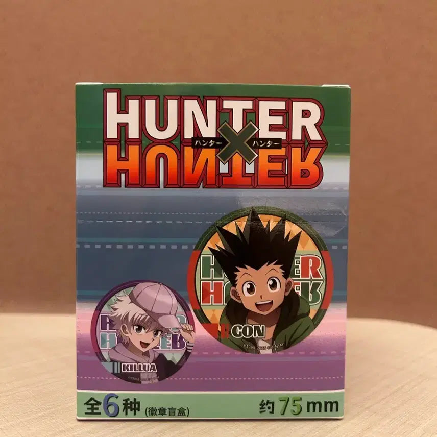 [BUNJANG] Hunter x Hunter Can Badge Full Set / 헌터헌터) 캔뱃기 풀박(6개입)
