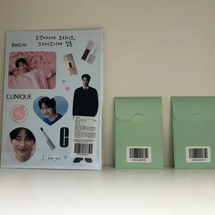 [BUNJANG] Byun Wooseok Clinique Photocard Set / 변우석 크리니크 포카 4종 변우석 스티커 미개봉 새상품