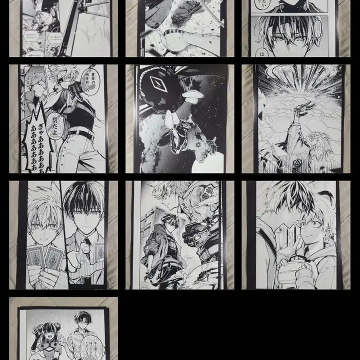 [BUNJANG] Tokyo Aliens Original Illustration Scene Card Bundle Set / 일괄)도쿄에일리언즈 원화명장면카드 아키라쇼우레이지나츠키유엔메이메이 특전