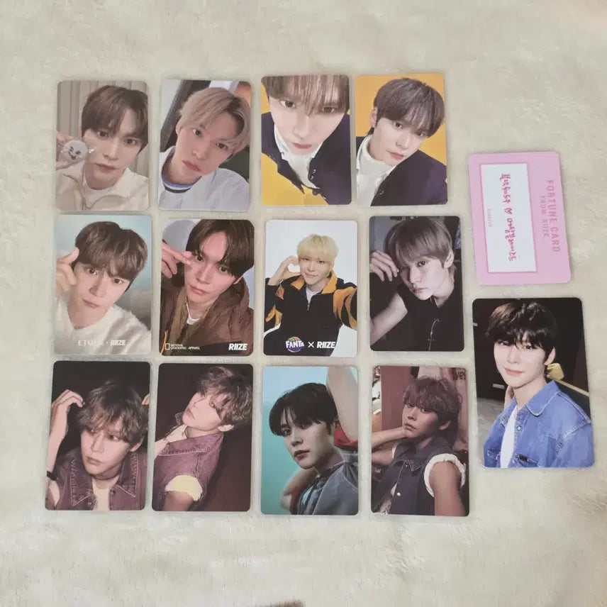 [BUNJANG] RIIZE Eunseok Bundle Set Photocard / [일괄] 라이즈 은석 포토카드 포카 (라이징 허그 에뛰드 환타 포토팩 등