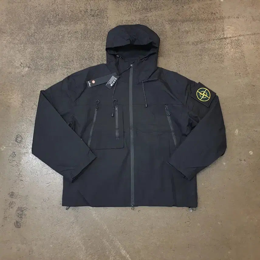 [BUNJANG] Stone Island Windbreaker Black XL / 스톤아일랜드 바람막이 XL 블랙 새상품