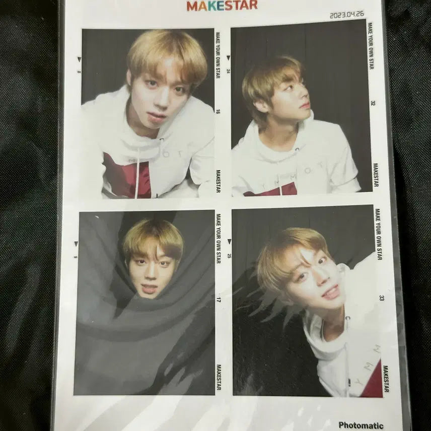 [BUNJANG] Park Jihoon Makestar Winner Photo 4-cut Photo / 박지훈 메이크스타 당첨자 네컷 사진 포토