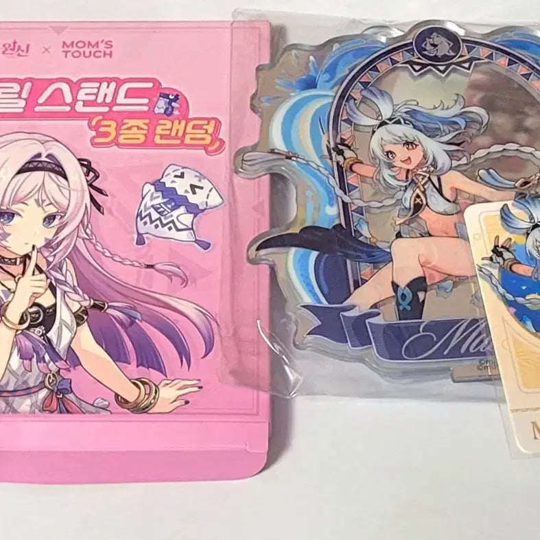 [SOLD OUT] 원신 맘스터치 콜라보 말라니 스탠드랑 포카 (미사용)
