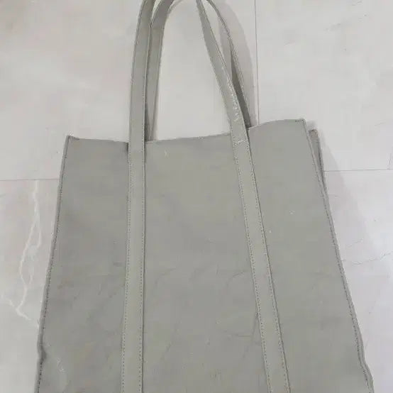 [SOLD OUT] 프라다 가죽 토트백 회색 가로30세로33