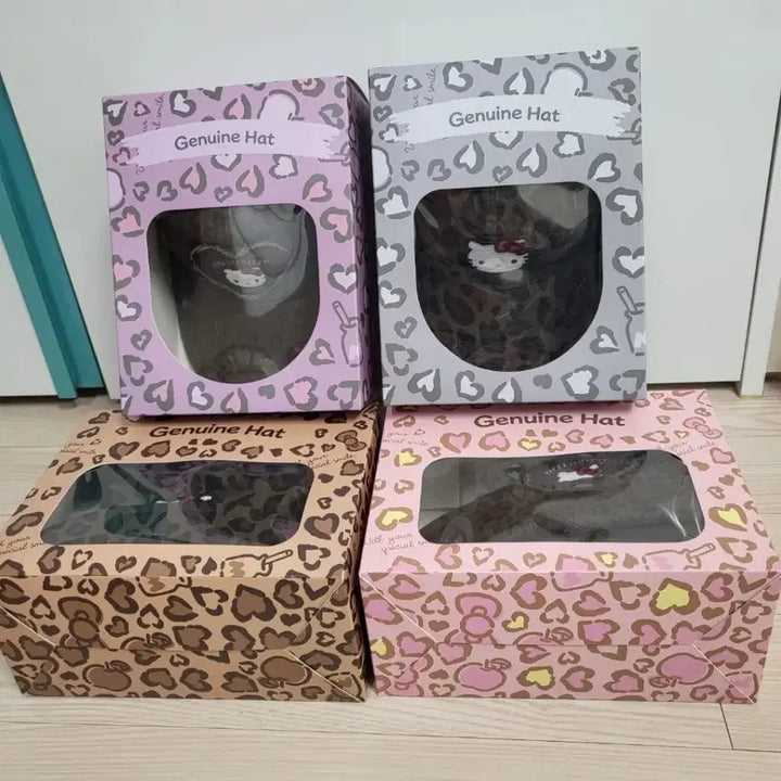 [BUNJANG] Hello Kitty Leopard Pattern Cap / 헬로키티 레오파드 모자 새상품