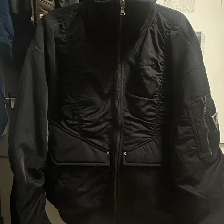 [BUNJANG] BonVant Black MA-1 Blouson Jacket / 본바트 블랙 MA-1 블루종 1사이즈