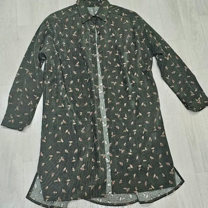 [BUNJANG] Corduroy Pattern Shirt Dress / 골덴 패턴 셔츠형 원피스