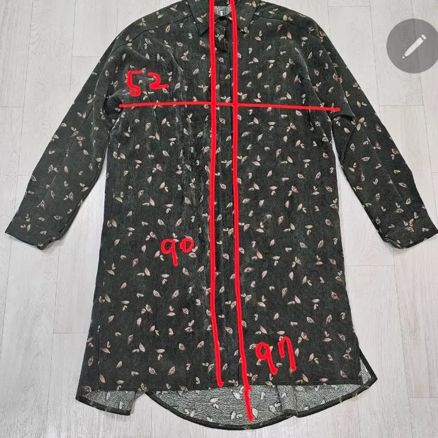 [BUNJANG] Corduroy Pattern Shirt Dress / 골덴 패턴 셔츠형 원피스